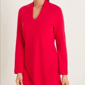 CHICOS POLISHED V-NECK TUNIC SZ 3